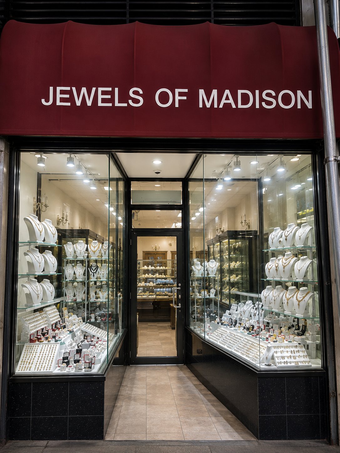 Jewels of Madison storefront on Madison Avenue
